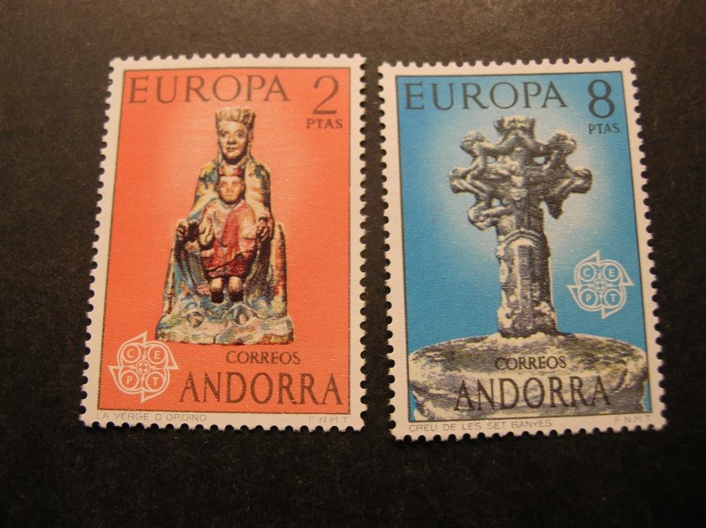 Cept/Verenigd Europa Spaans Andorra 1974, Ophalen of Verzenden, Overige landen, Postfris