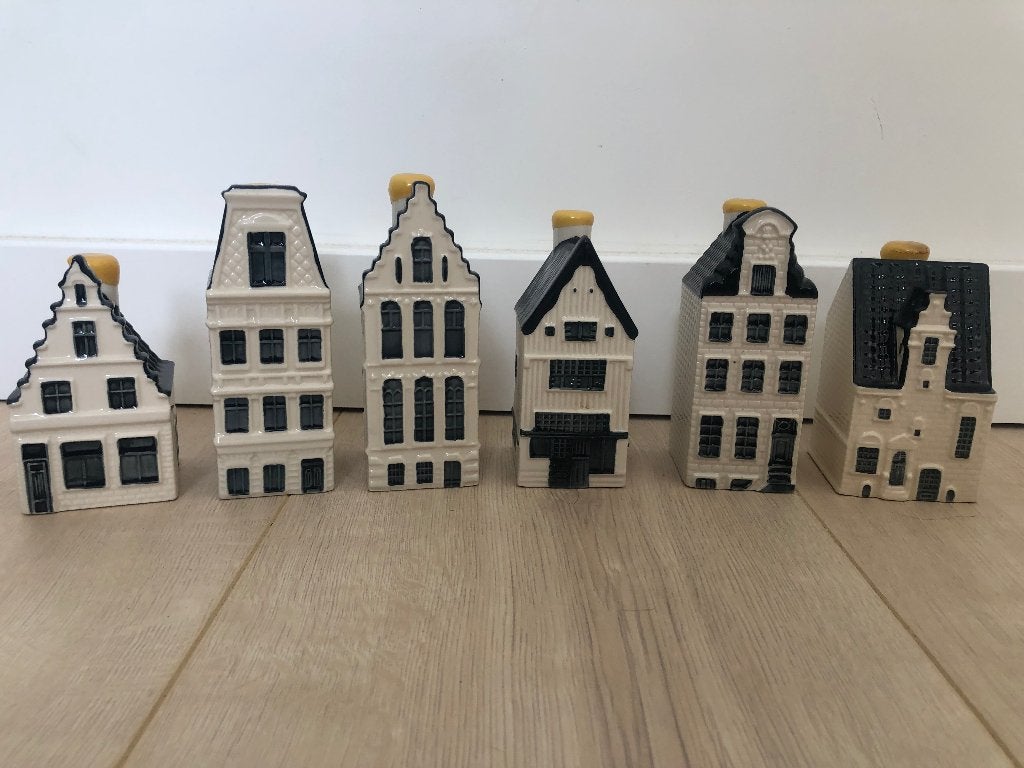 KLM huisjes (6 stuks), Ophalen of Verzenden, Zo goed als nieuw, Gevuld