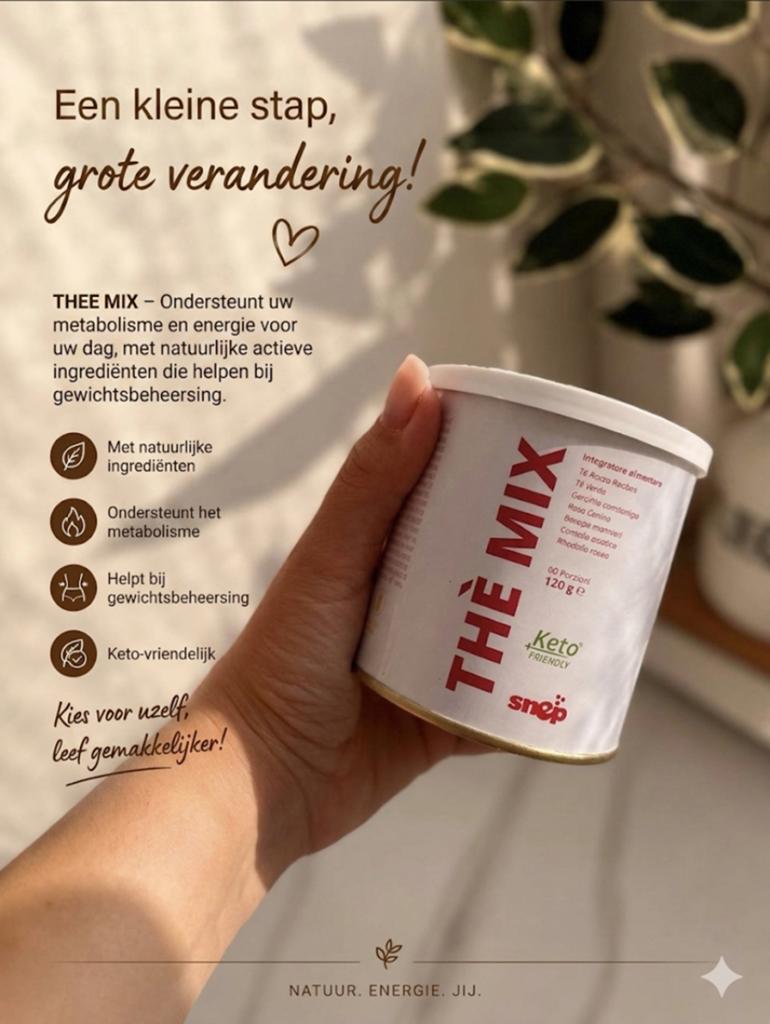 THÈ MIX – Slank & Energie!, Verzenden, Nieuw, Poeder of Drank