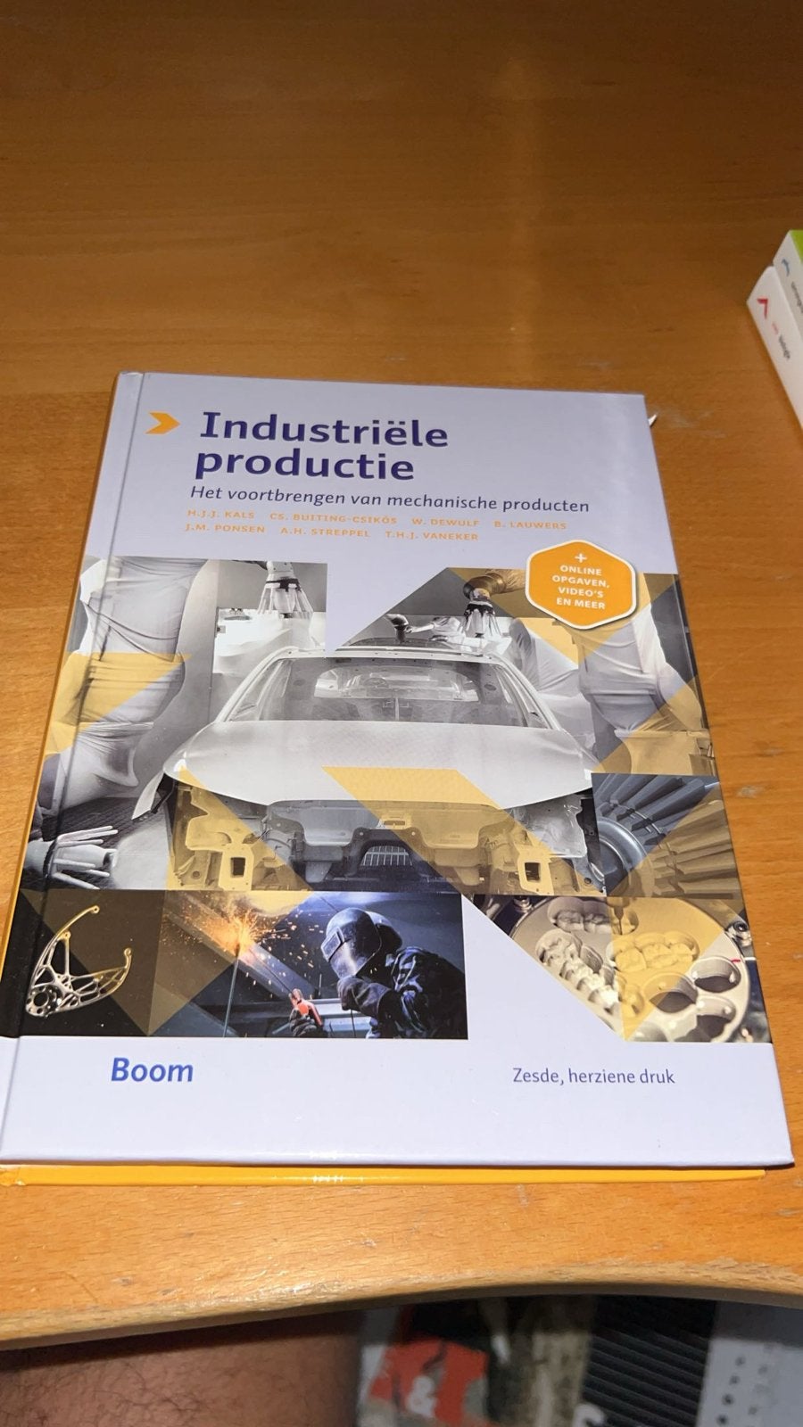 Industriële productie - Het voortbrengen van mechanische pro, Boeken, Techniek, Ophalen of Verzenden, Zo goed als nieuw, Werktuigbouwkunde