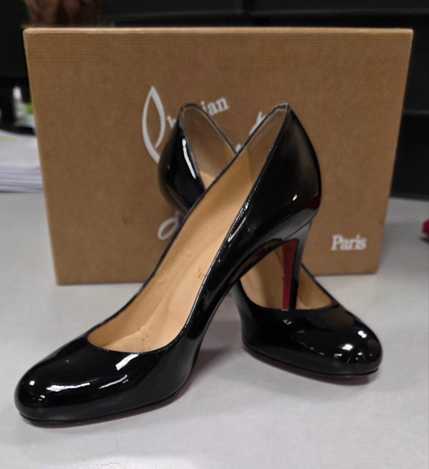 louboutin pumps maat 37, Verzenden, Gedragen, Zwart