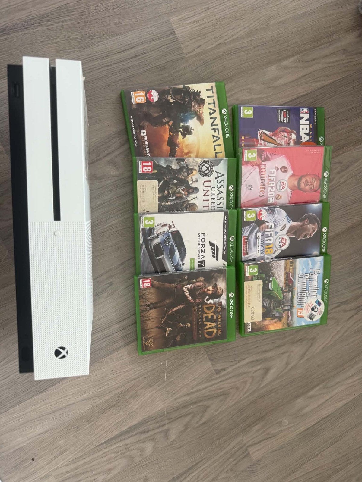 Xbox One S opslag. met 2 controllers en games, Met games, Met 2 controllers, Xbox One S, Ophalen of Verzenden
