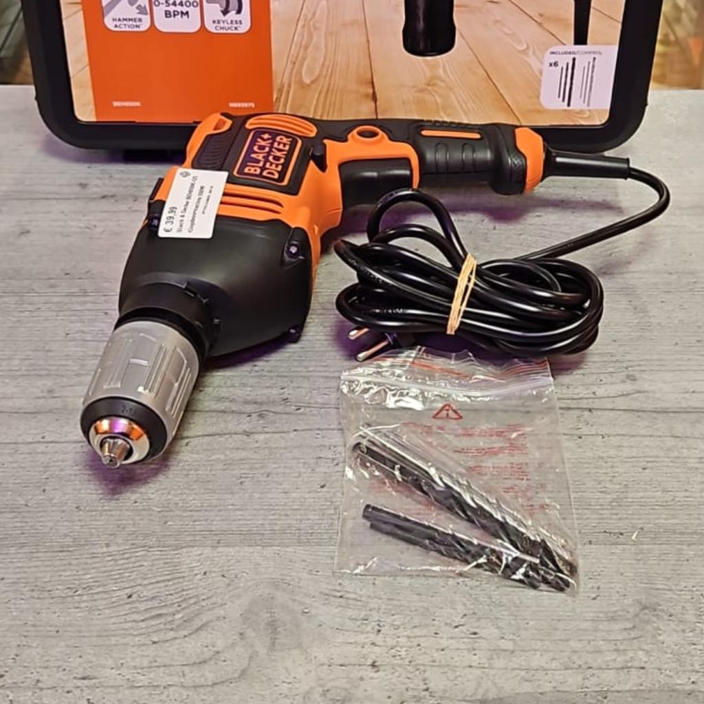 Black & Decker BEH850K-QS Klopboormachine 850W, Black en Decker, Gebruikt, Support@blackendecker.com, 701 E. Joppa Road
Towson, MD 21286
USA