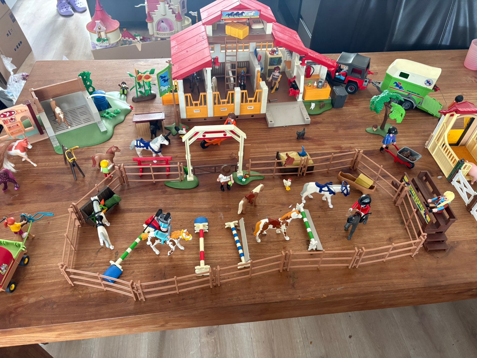 Playmobil paardenmanege, Ophalen of Verzenden, Zo goed als nieuw