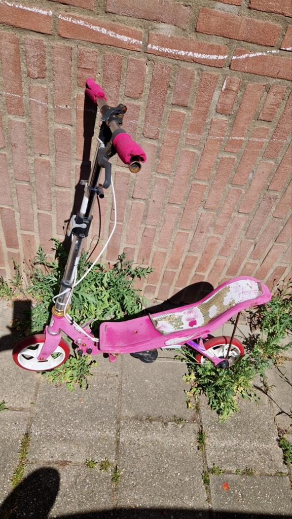 Space scooter, Fietsen en Brommers, Steps, Ophalen, Gebruikt, Gewone step, Spacescooter
