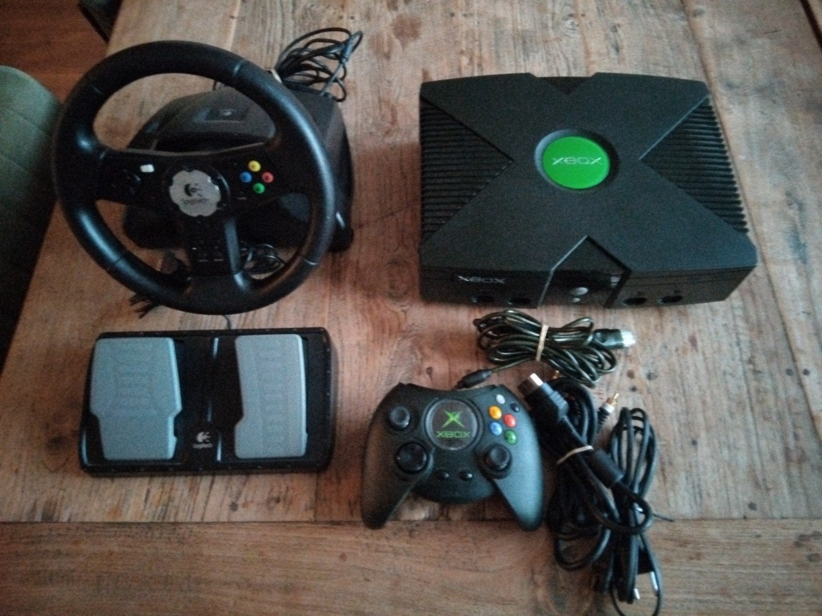 refurbished Xbox original met 2tb hdd en nu met gratis race, Ophalen of Verzenden, Zo goed als nieuw, Met 1 controller, Met games