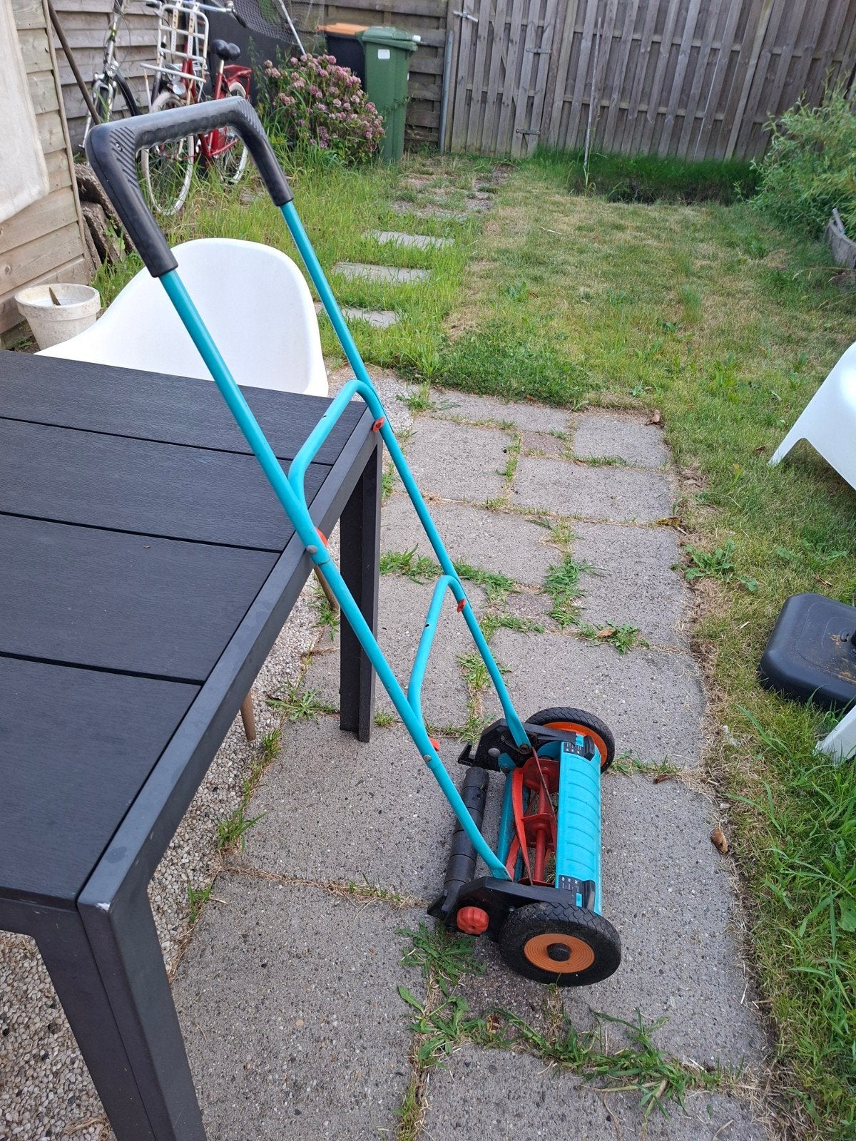 Gardena handgrasmaaier, Tuin en Terras, Grasmaaiers, Ophalen, Gebruikt, Handgrasmaaier, 30 t/m 39 cm
