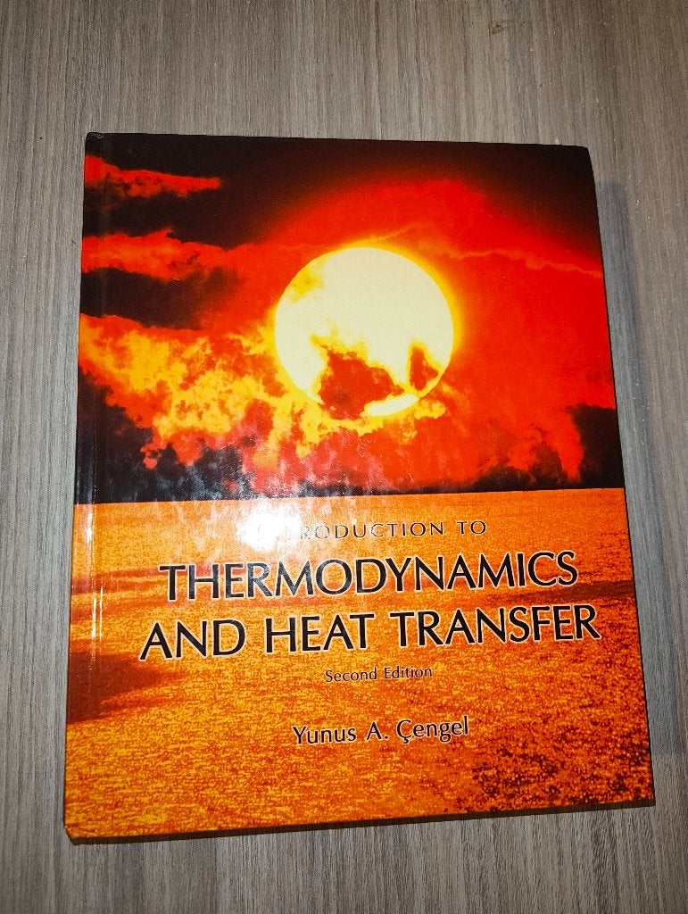 Thermodynamics and Heat Transfer 2nd edition - Çengel, Zo goed als nieuw, Beta, Cengel, HBO