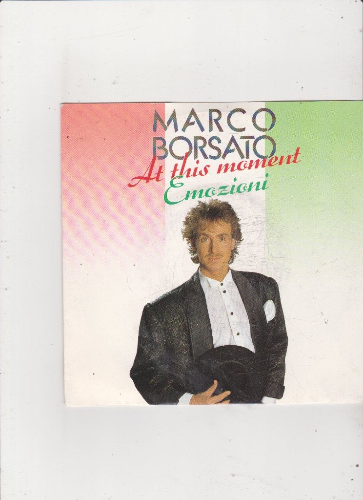 7" Single Marco Borsato - At this moment, Cd's en Dvd's, Vinyl Singles, Gebruikt, Ophalen of Verzenden, Pop, Maxi-single