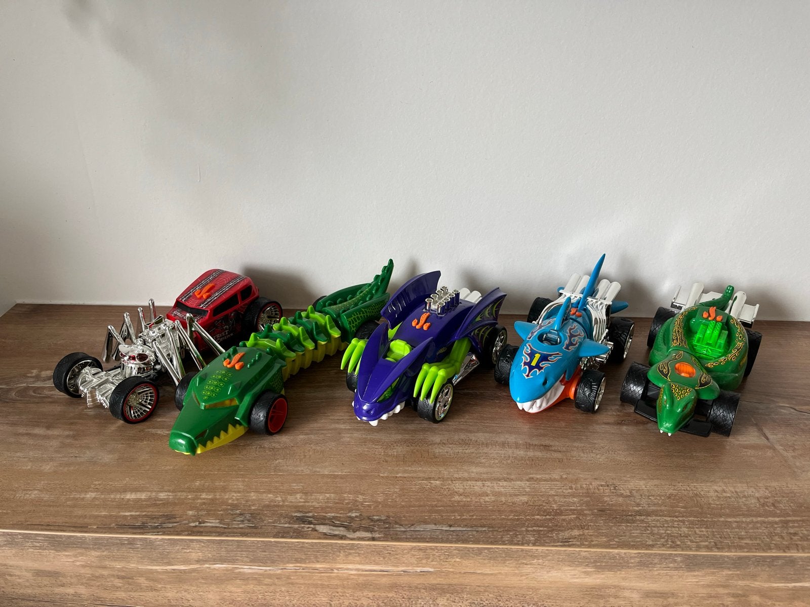 Hot Wheels Monster Trucks - Krokodil, Haai, Spin, Draak, Ophalen of Verzenden, Gebruikt