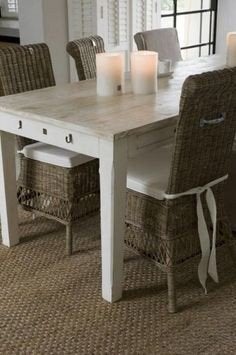 Originele Riviera Maison Eettafel met Lades, Huis en Inrichting, Tafels | Eettafels, Gebruikt, 200 cm of meer, Vijf personen of meer