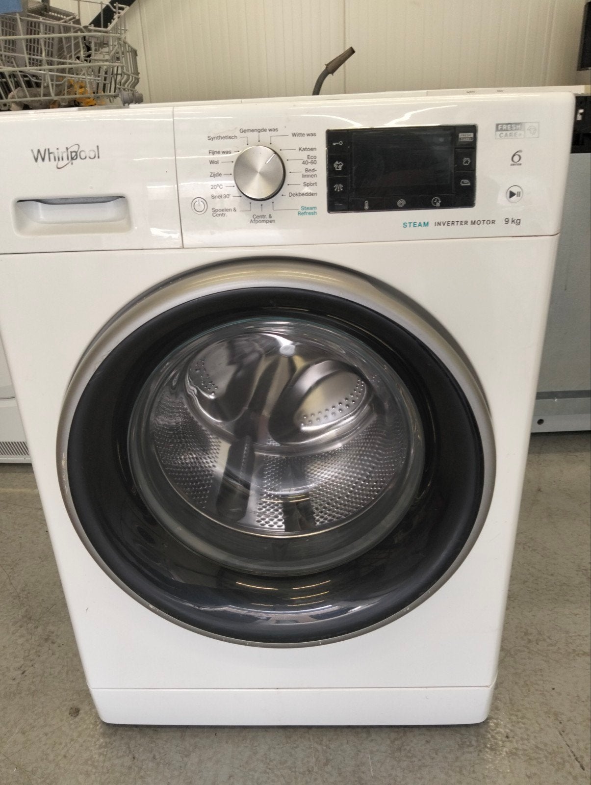 Whirlpool  Wasmachine - 9 kg, 1200 tot 1600 toeren, ., 8 tot 10 kg, Ophalen of Verzenden