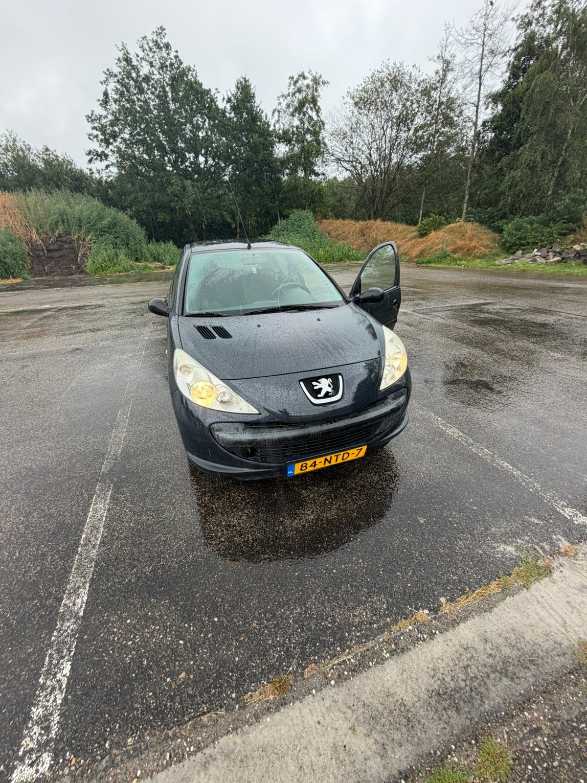 Peugeot 206+ 1.1 5D 2010 Grijs, Auto's, Voorwielaandrijving, 206+, 4 cilinders, Origineel Nederlands