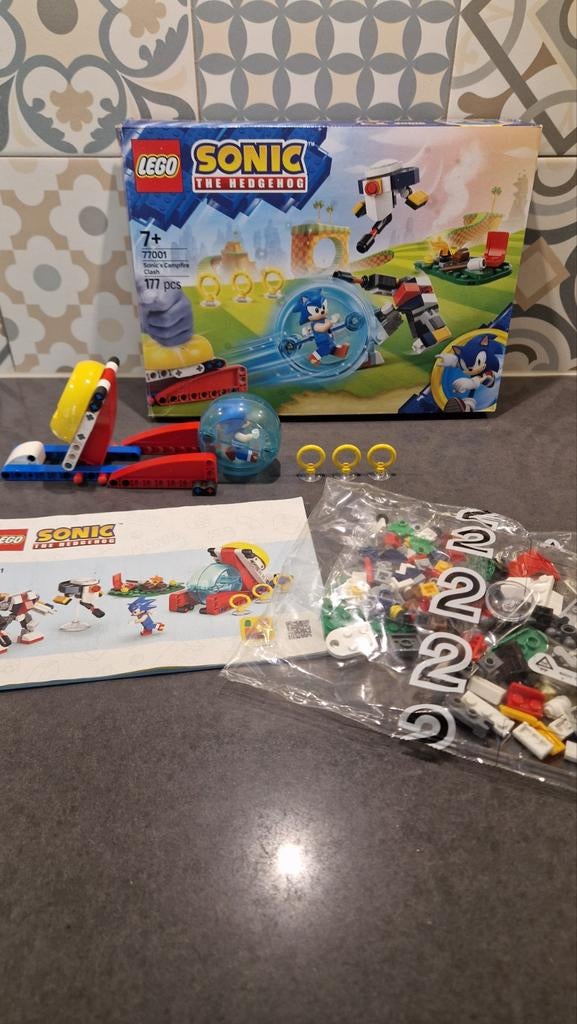 Lego Sonic the Hedgehog 77001 Sonic's Campfire Clash, Ophalen of Verzenden, Zo goed als nieuw, Complete set, Lego