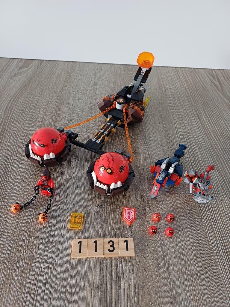 Lego Nexo Knights Beast Masters Chaos Chariot 70314, Ophalen of Verzenden, Zo goed als nieuw