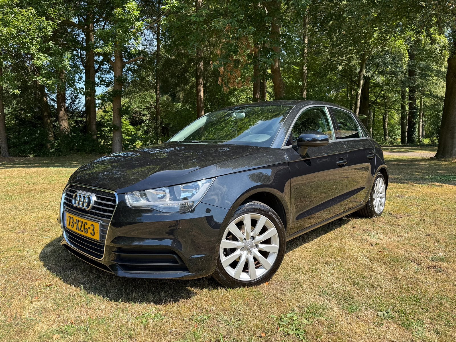 Audi A1 1.2 Tfsi 2012 Zwart /5 Deurs/ Airco/ Cruise/ Carplay, Voorwielaandrijving, Stof, A1, Euro 6