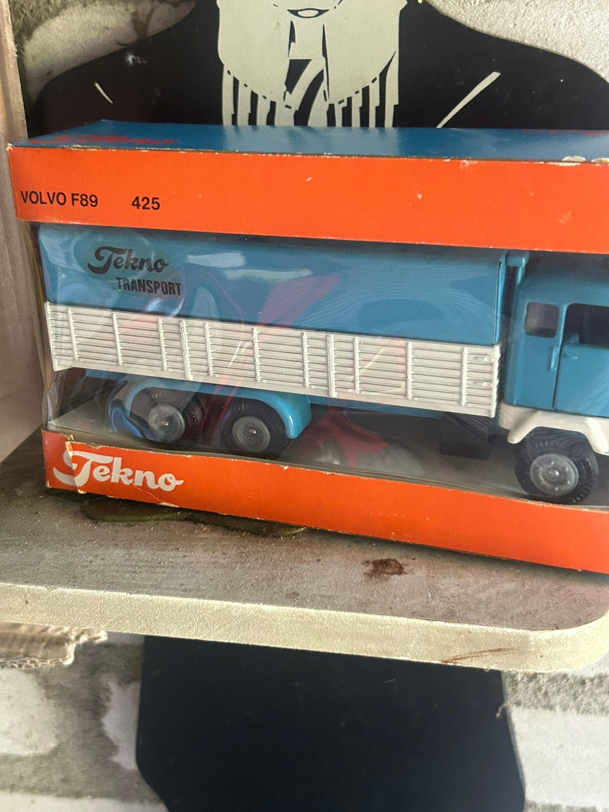 Tekno volvo f98 vintage, Ophalen of Verzenden, Zo goed als nieuw, Bus of Vrachtwagen, Tekno