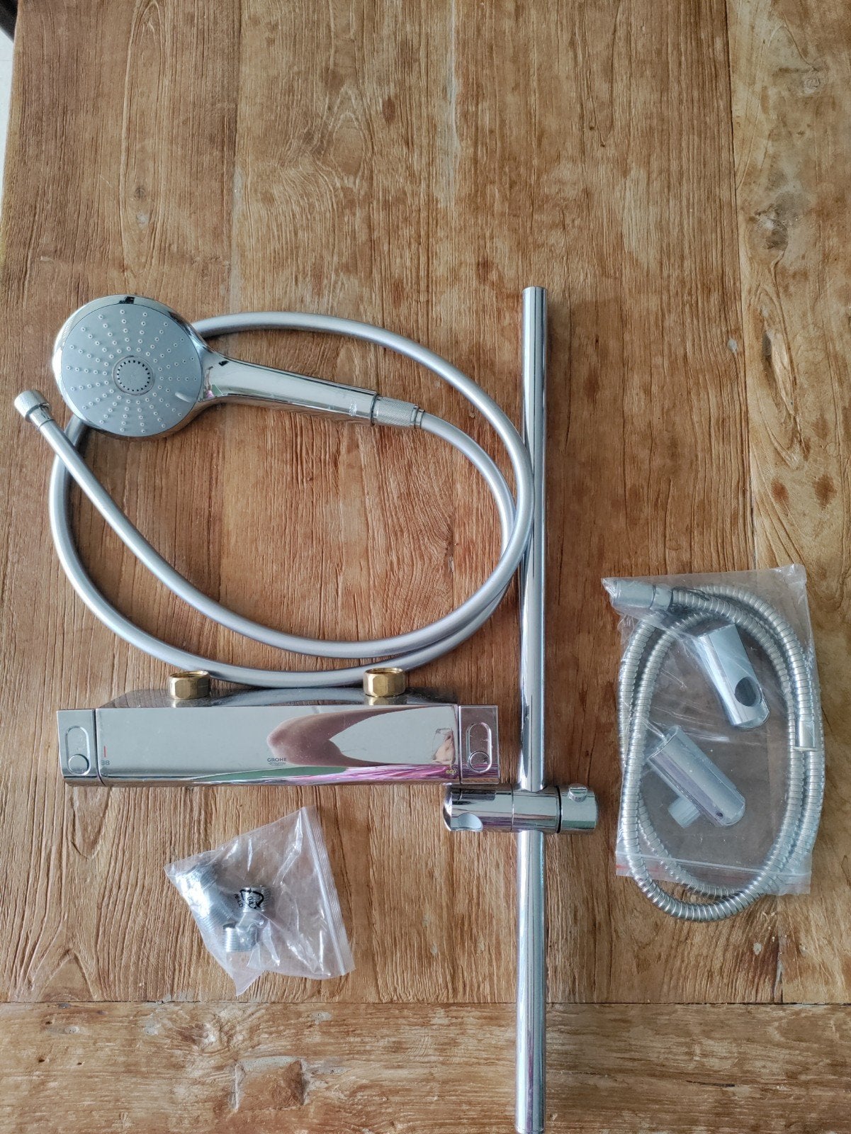 Grohe thermostaatkraan en douche set, Huis en Inrichting, Ophalen of Verzenden, Zo goed als nieuw