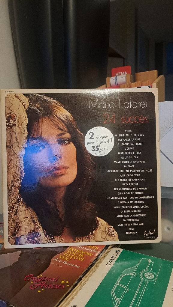 lp Marie Laforet-24 succes 2 lp's (Z266-33), Ophalen of Verzenden, Zo goed als nieuw, LP
