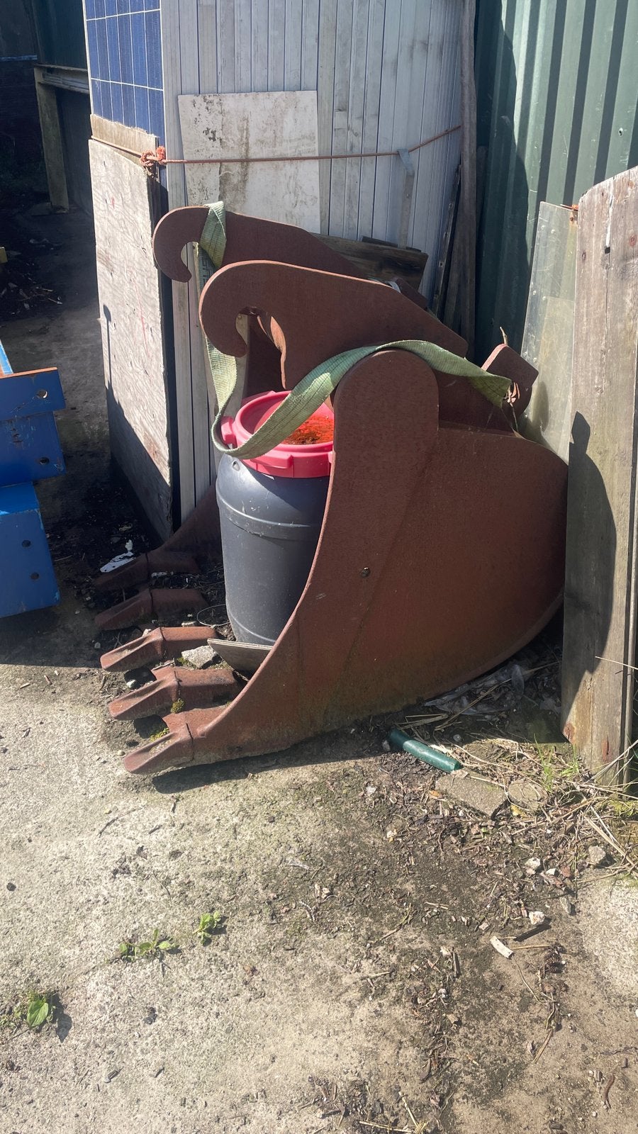 Dieplepelbak cw30 80cm met tanden, Ophalen
