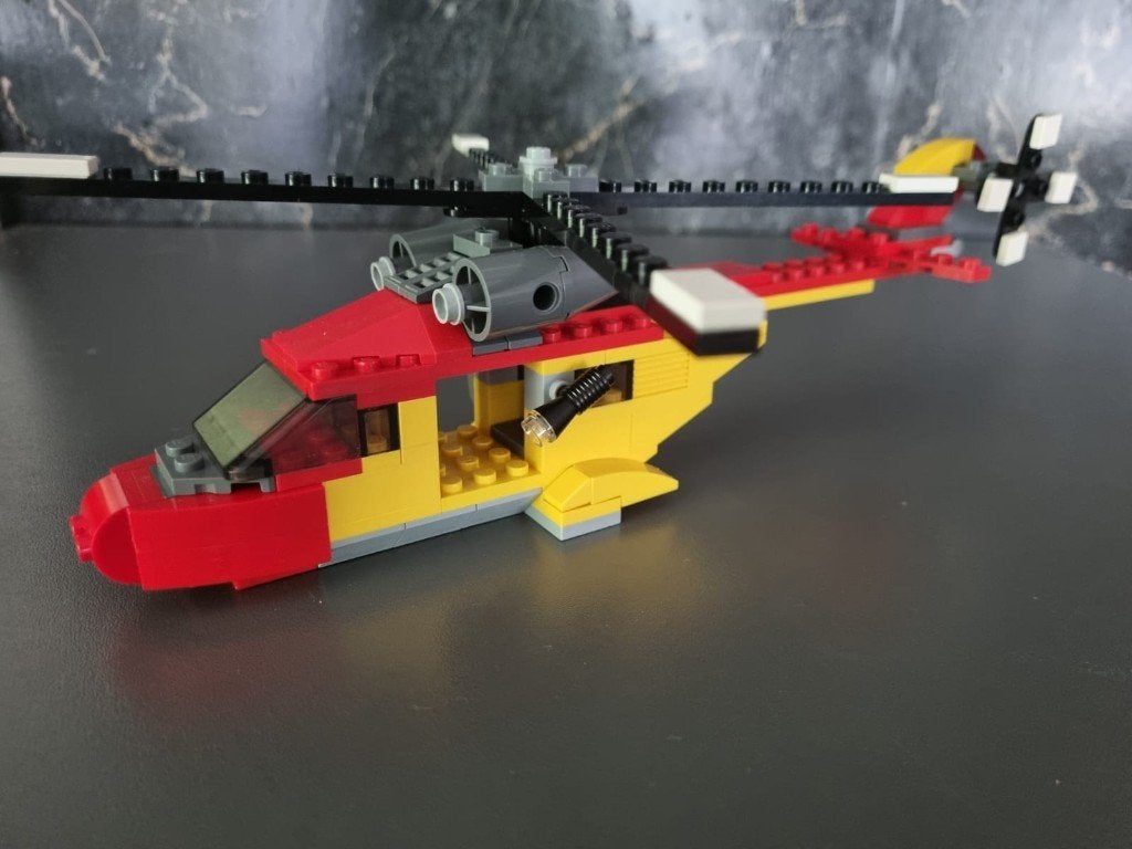 LEGO 5866 - Reddingshelikopter, Gebruikt, Lego, Ophalen of Verzenden, Compleet