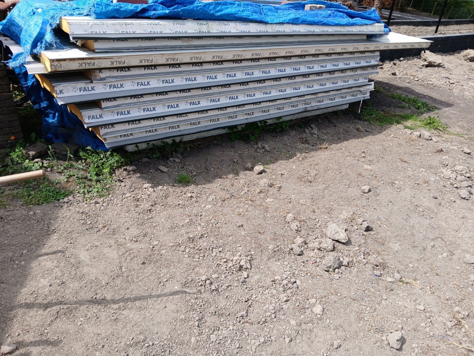 falk sandwichpanelen 80mm isolatie, Ophalen, Zo goed als nieuw, Overige materialen, 50 tot 100 mm