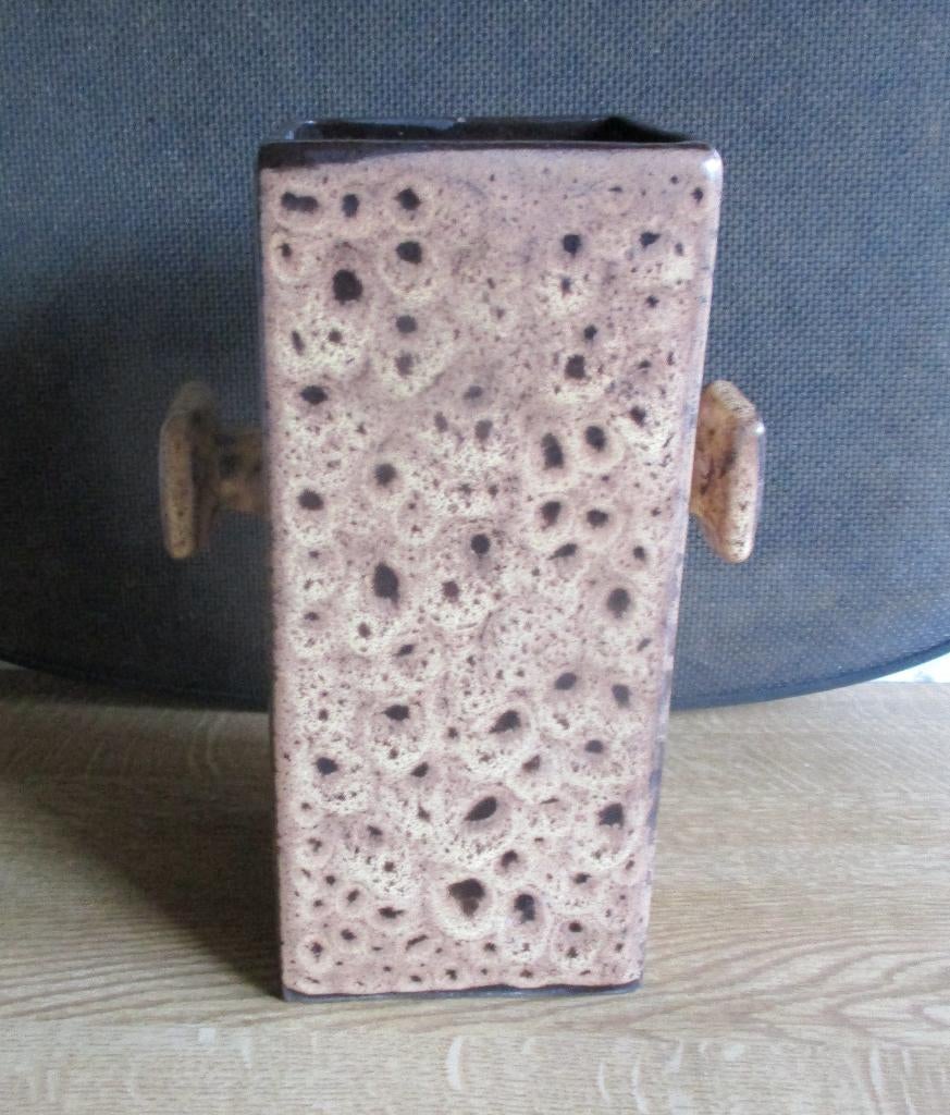 Afina Rijnsburg vaas oor aardewerk vintage, Ophalen of Verzenden
