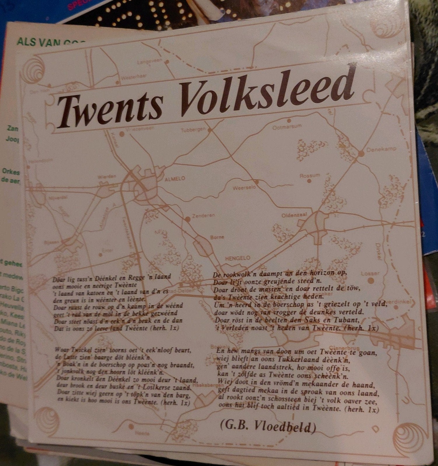 Twents Volkslied - Single Vinyl (limbo Records), Gebruikt, 7 inch, Single, Ophalen of Verzenden