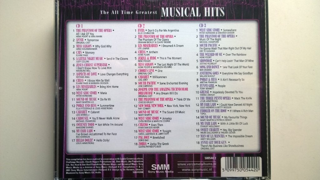 The All Time Greatest Musical Hits, Ophalen of Verzenden, Zo goed als nieuw, Filmmuziek en Soundtracks