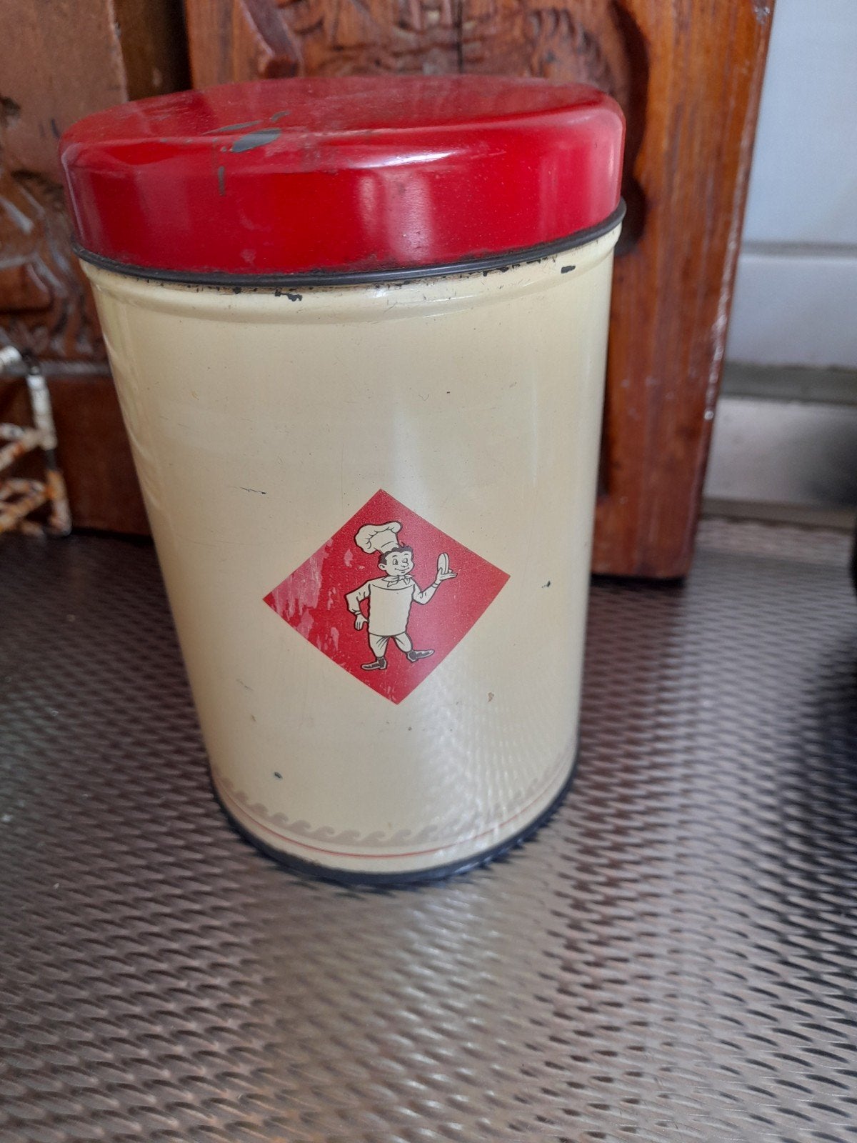 Oud blik Bolletje, Verzamelen, Blikken, Ophalen of Verzenden, Gebruikt, Overige