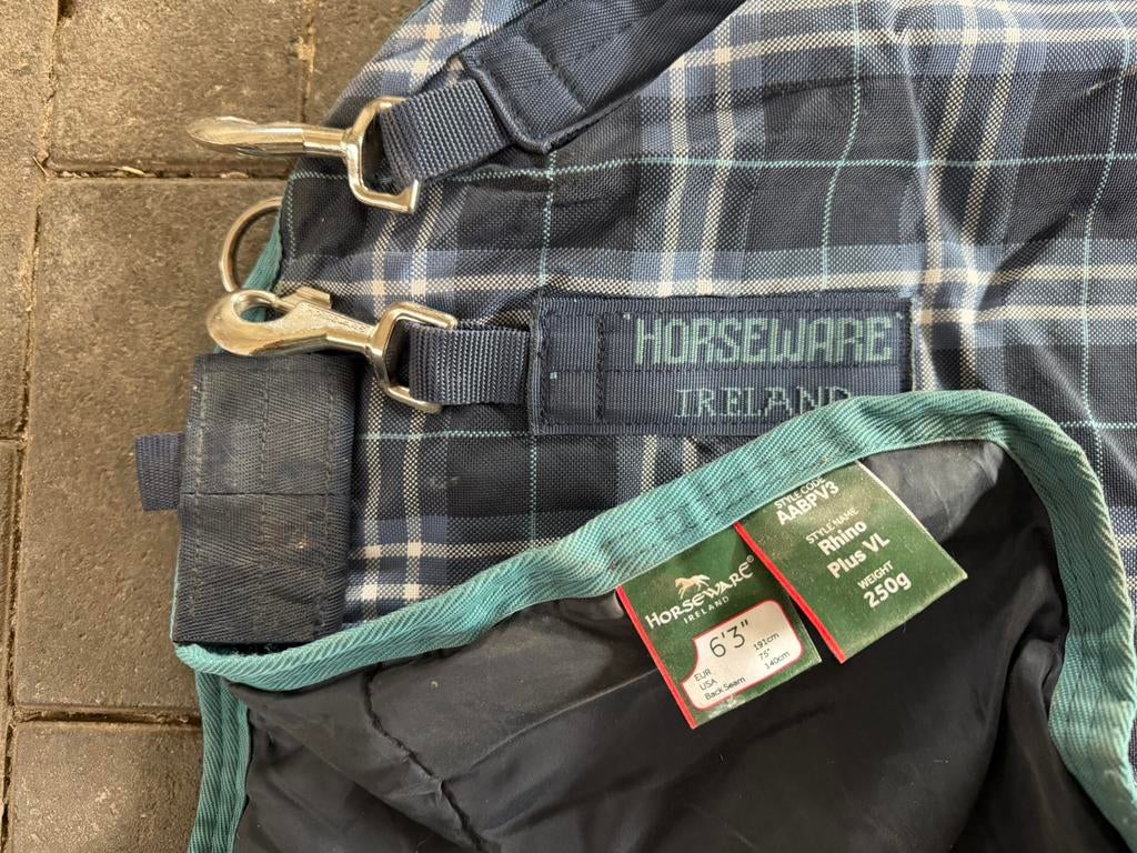 Rhino Turnout Medium Varilayer, 6.3 (140/190) met losse hals, Dieren en Toebehoren, Paarden en Pony's | Dekens en Dekjes, Ophalen of Verzenden