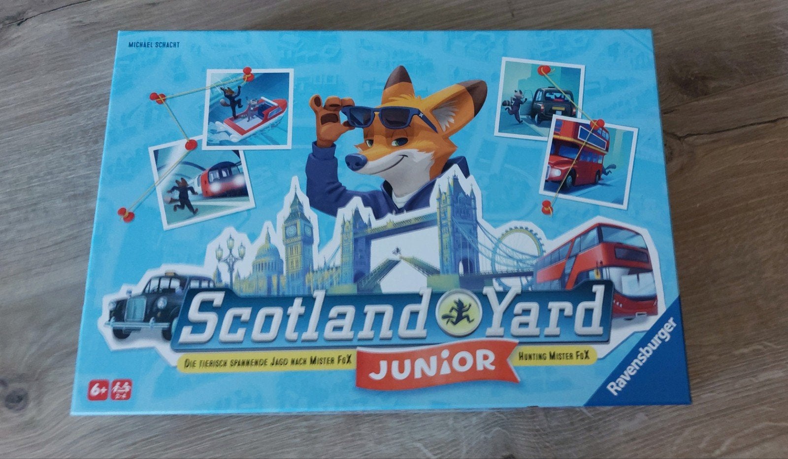 Scotland Yard Junior Bordspel - Ravensburger, Drie of vier spelers, Ophalen, Zo goed als nieuw, Ravensburger
