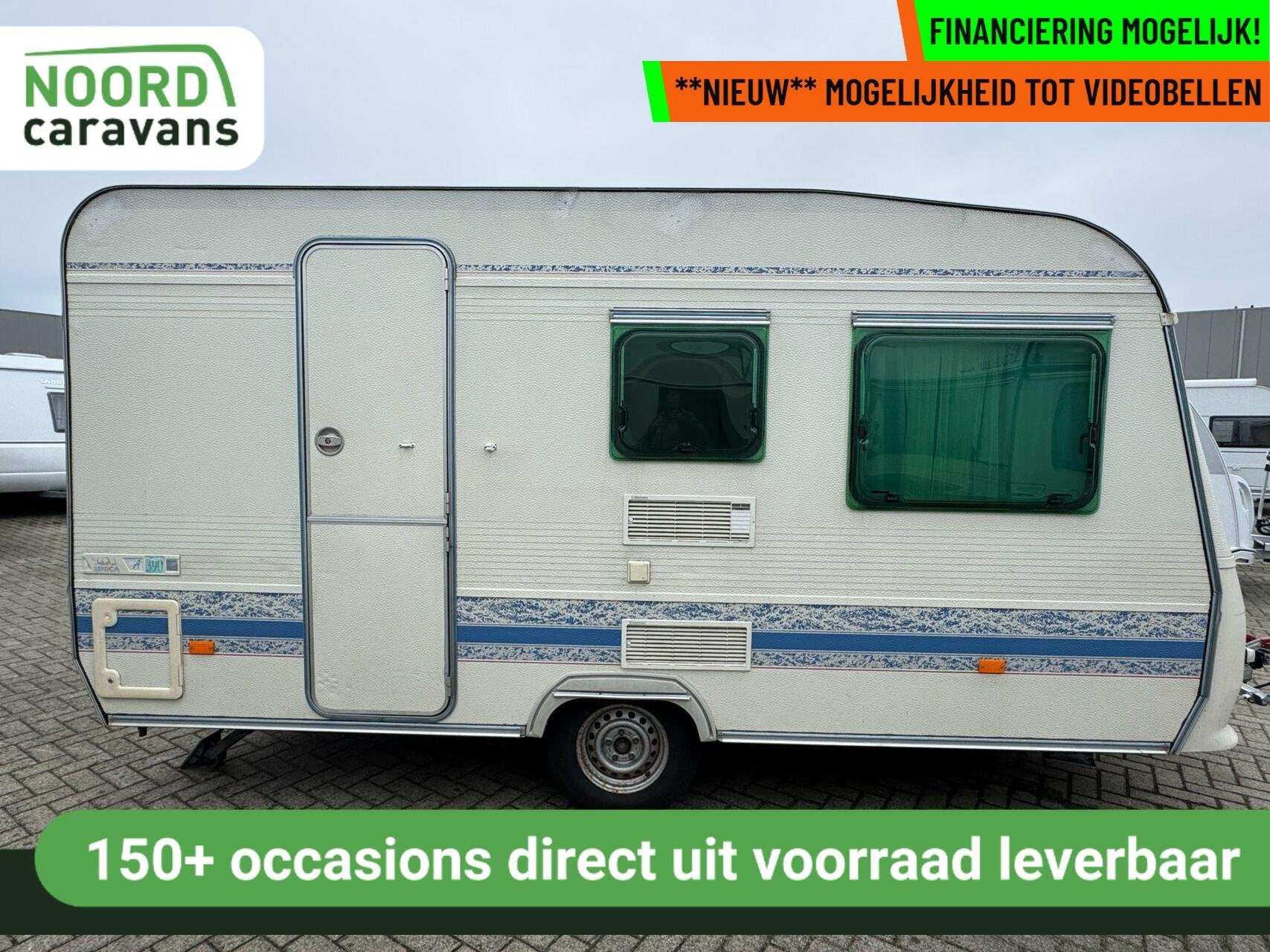 Adria UNICA 390 DS DINETTE + TREINZIT + FIETSENDRAGER, Caravans en Kamperen, Serviceluik, Bedrijf, Tot en met 3, Adria