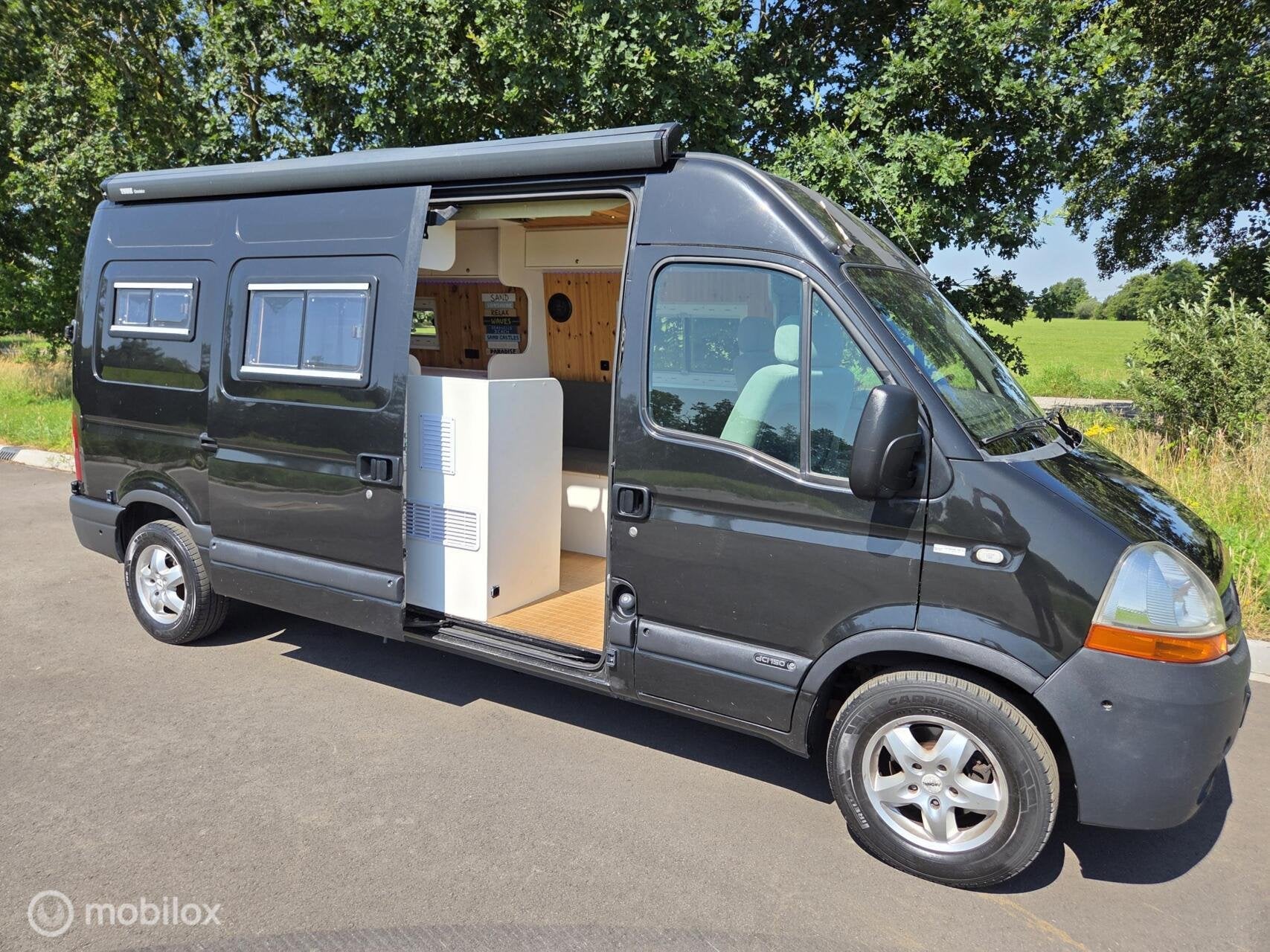 Renault Master L3H2 Buscamper 2008 Automaat 146PK 2x airco, Caravans en Kamperen, Campers, Buscamper of Camperbus, Bedrijf, Diesel