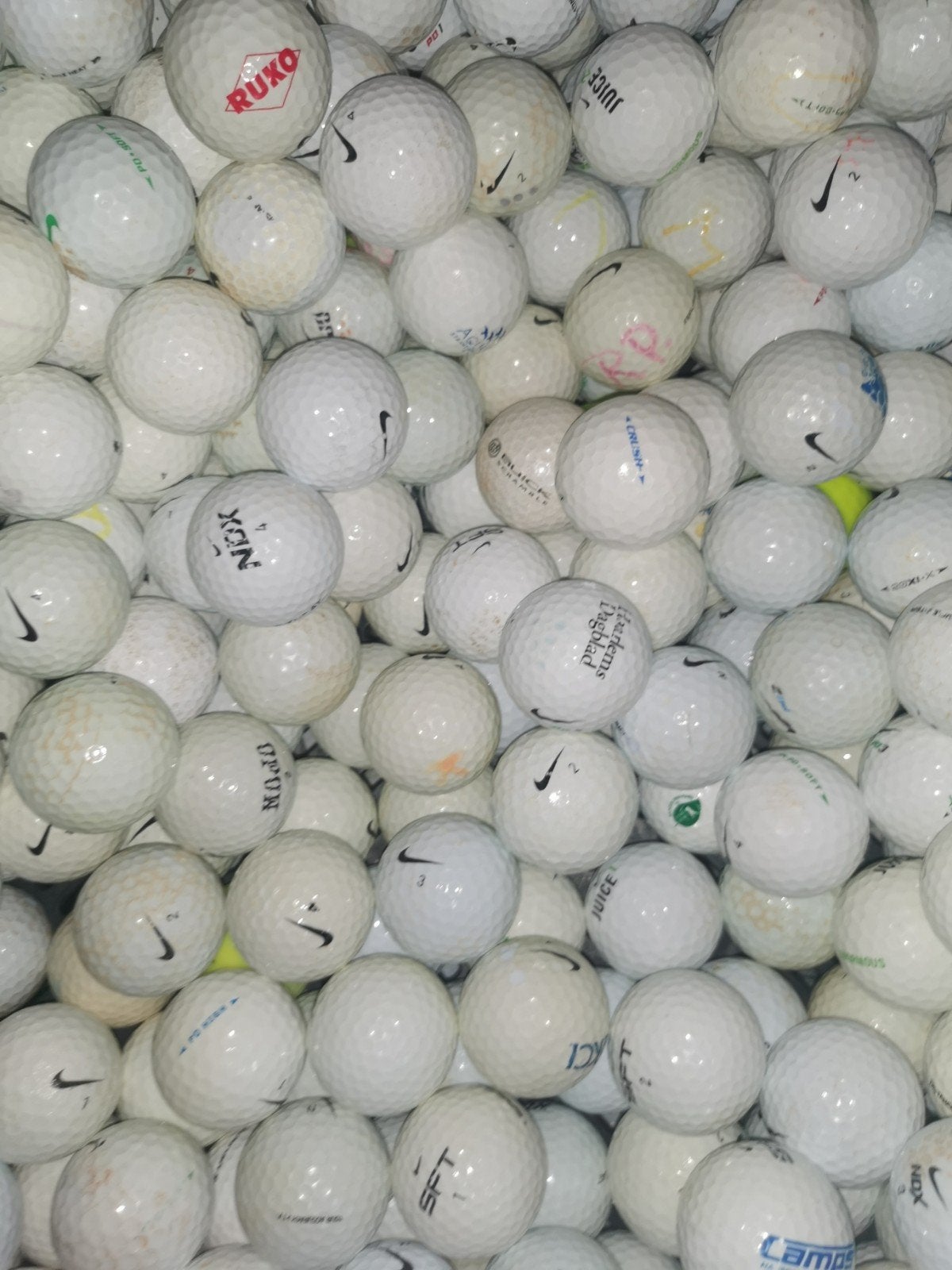 Gebruikte nike golfballen 100 stuks, Sport en Fitness, Ophalen of Verzenden, Bal(len)