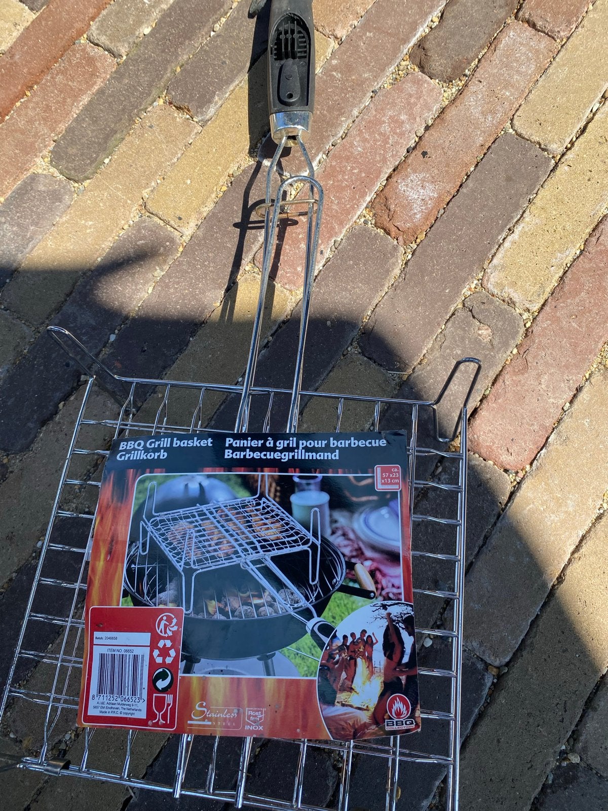 BBQ Grillmand - Ideaal voor  hamburgers en kleine stukken, Ophalen, Nieuw