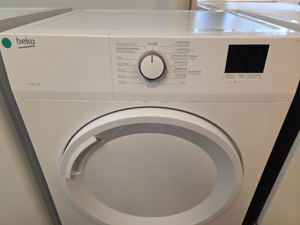 condensdroger - Beko - 7kg - B, Witgoed en Apparatuur, Wasdrogers, Ophalen, 6 tot 8 kg, Voorlader, 85 tot 90 cm