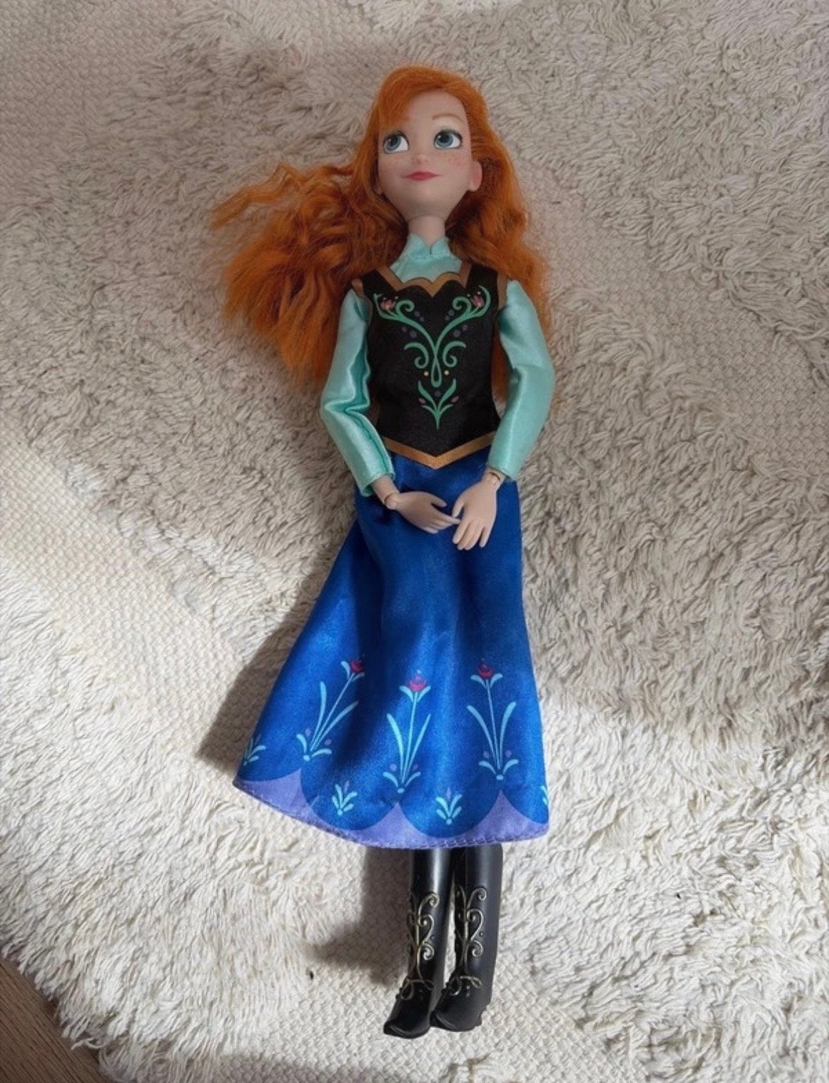 Disney Frozen Anna barbiepop, Ophalen of Verzenden, Zo goed als nieuw, Overige typen