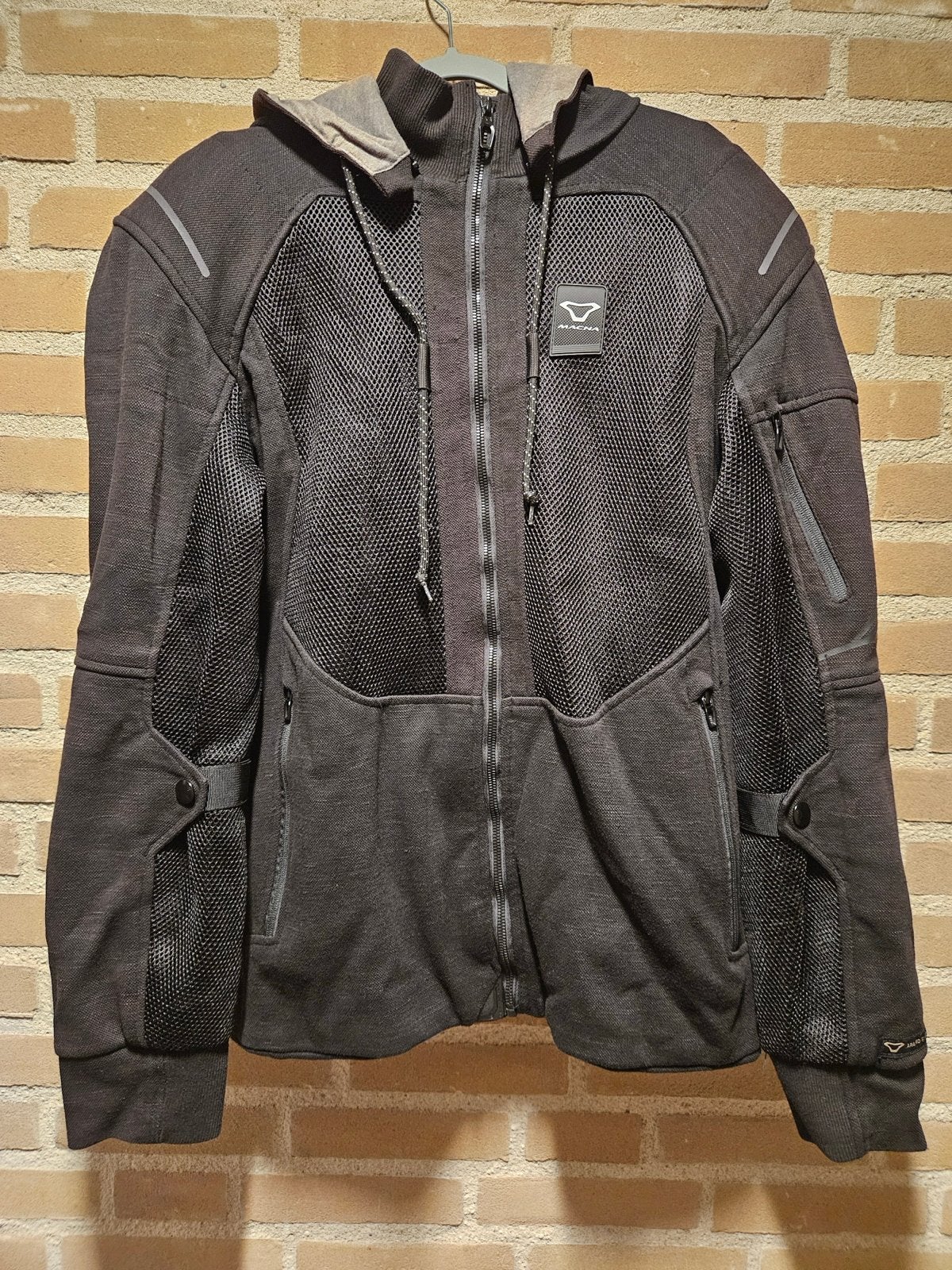 Macna Graphite Doorwaaijas - Ideaal voor warme dagen, Motoren, Ophalen of Verzenden, Tweedehands, Dames, Jas | textiel