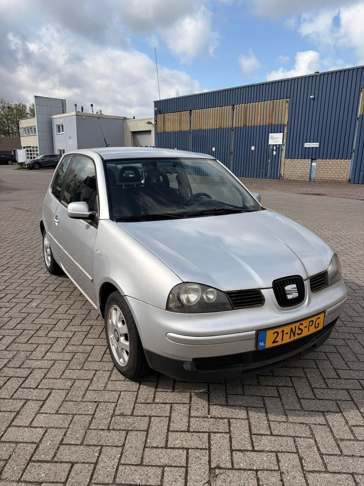 Seat Arosa 1.4 44KW 2004 Grijs, Voorwielaandrijving, 450 kg, 31 €/maand, 4 stoelen