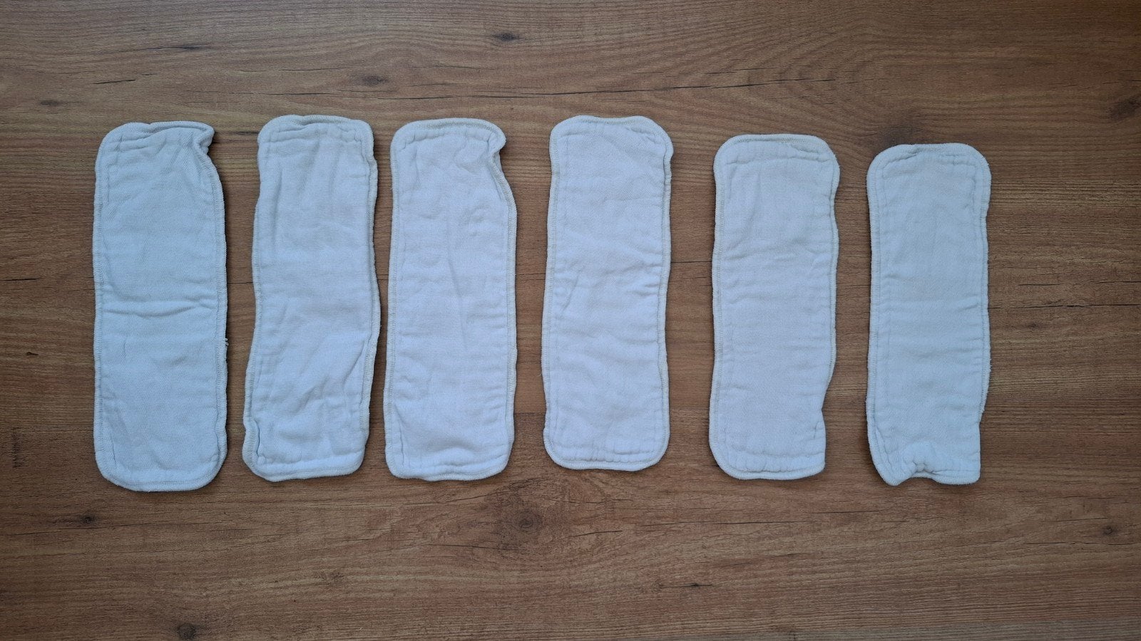 6 katoenen inleggers Blümchen, Ophalen of Verzenden, Gebruikt, Overige typen