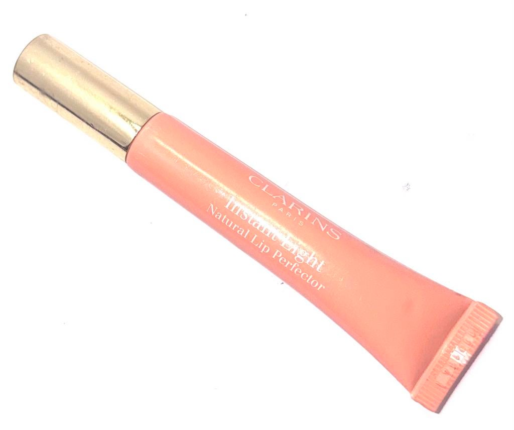 Clarins instant light natural lip Perfector 02, Ophalen of Verzenden, Zo goed als nieuw, Rood, Lippen