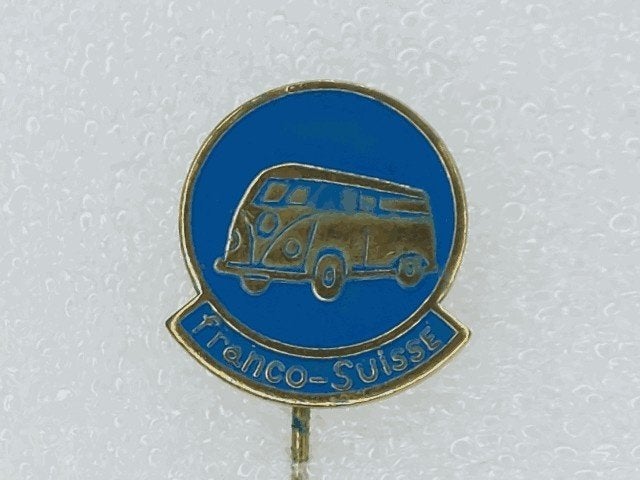 SP1838 Speldje Franco-Suisse VW bus blauw, Ophalen of Verzenden, Gebruikt, Transport