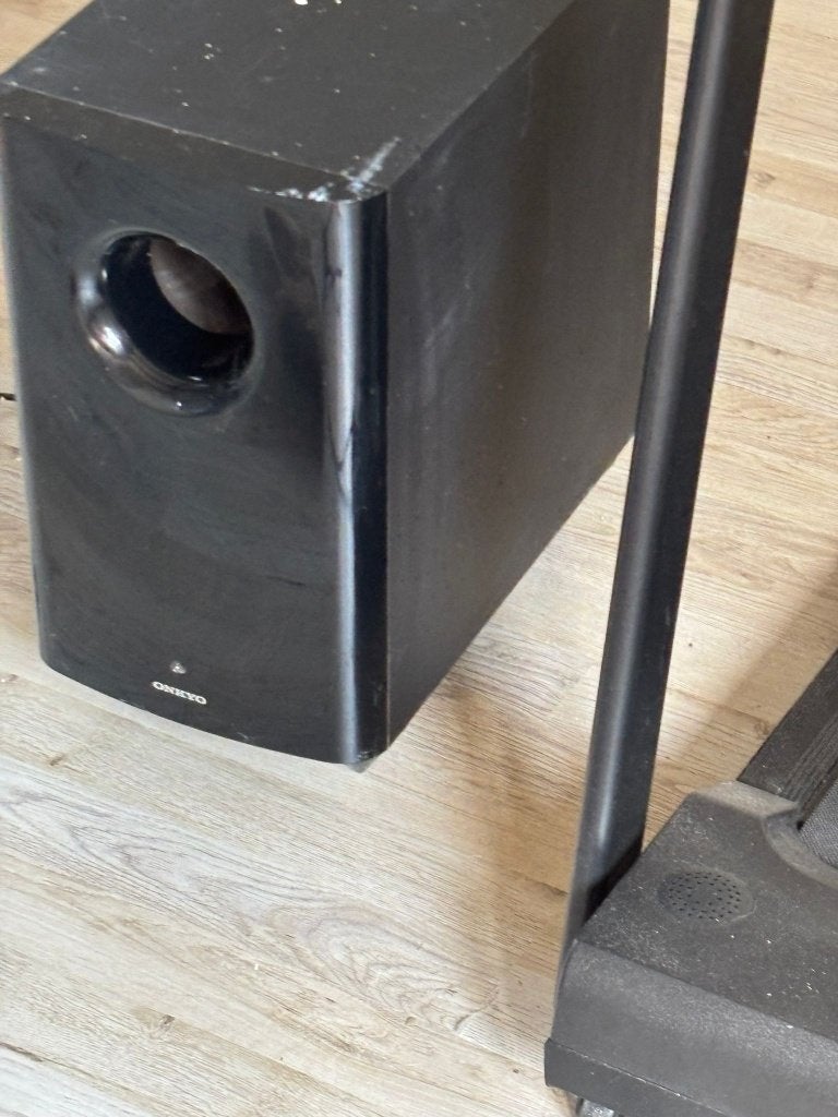 Onkyo Actieve Subwoofer – Krachtige Bass, Audio, Tv en Foto, Luidsprekers, Ophalen, Gebruikt, Subwoofer, Onkyo