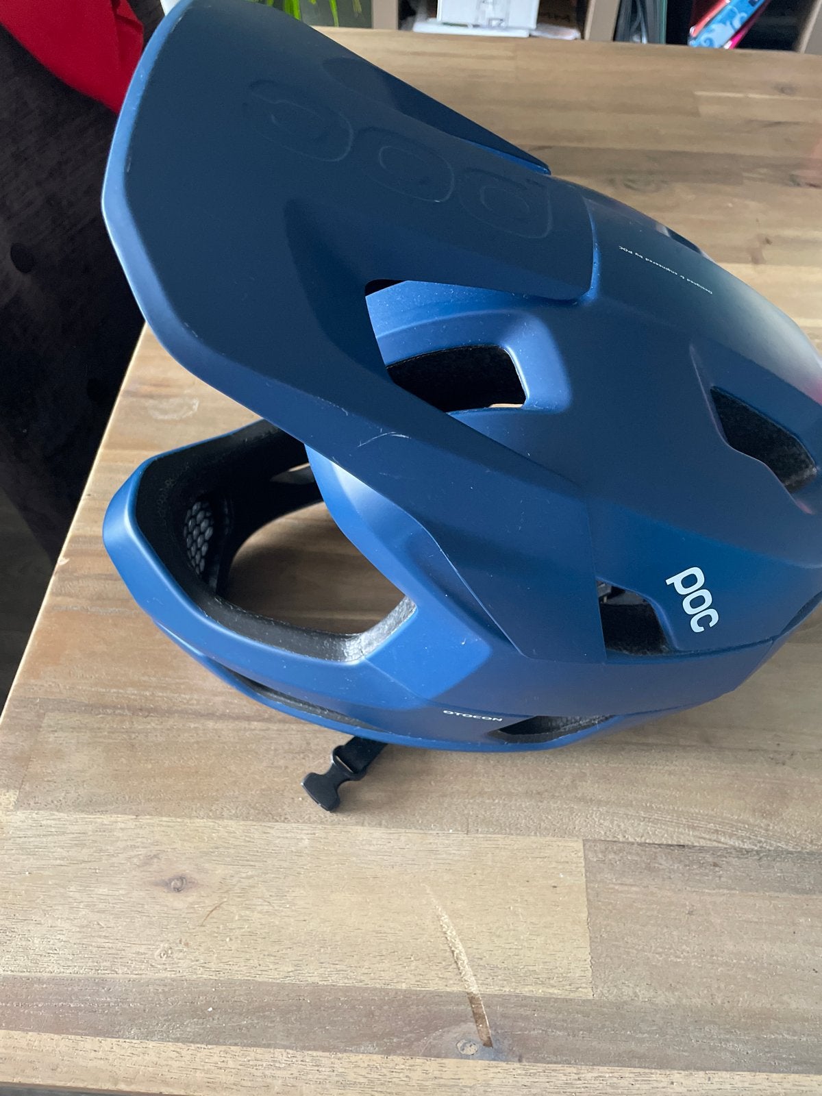 POC Otocon Race MIPS Fietshelm - Blauw mt m, Ophalen of Verzenden, Gebruikt, Overige maten, Heer of Dame