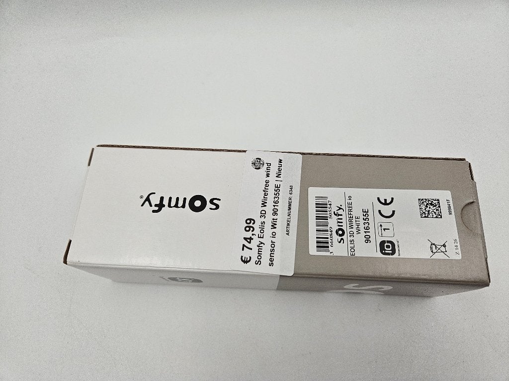 Somfy Eolis 3D Wirefree wind sensor io Wit 9016355E | Nieuw, Ophalen of Verzenden, Nieuw, Overige merken, Overige typen