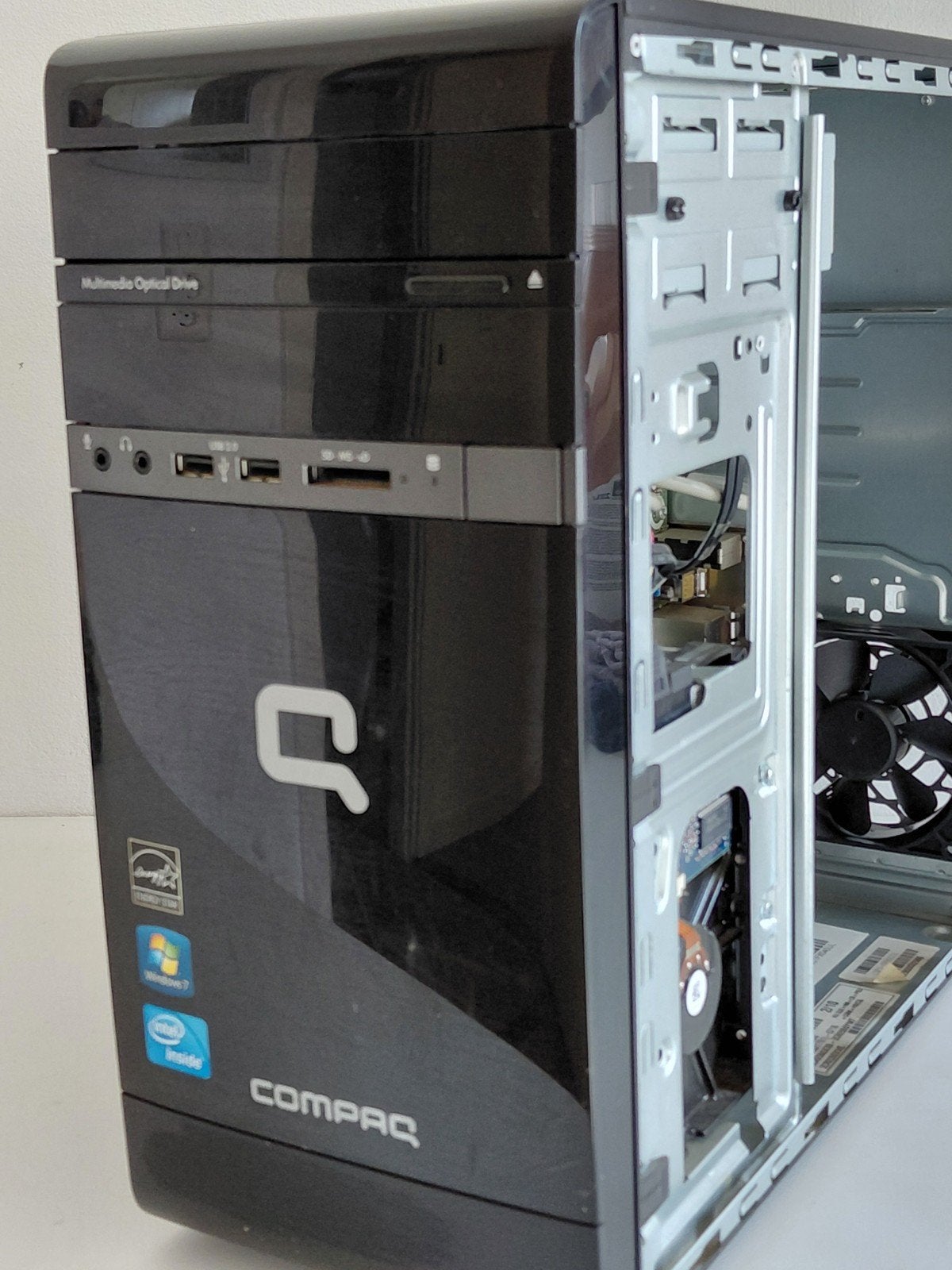 Retro PC-Compaq CQ2700ED (2012) - W7 SP1 Home Premium 64-bit, Computers en Software, Desktop Pc's, Ophalen, Gebruikt, HDD, 2 tot 3 Ghz