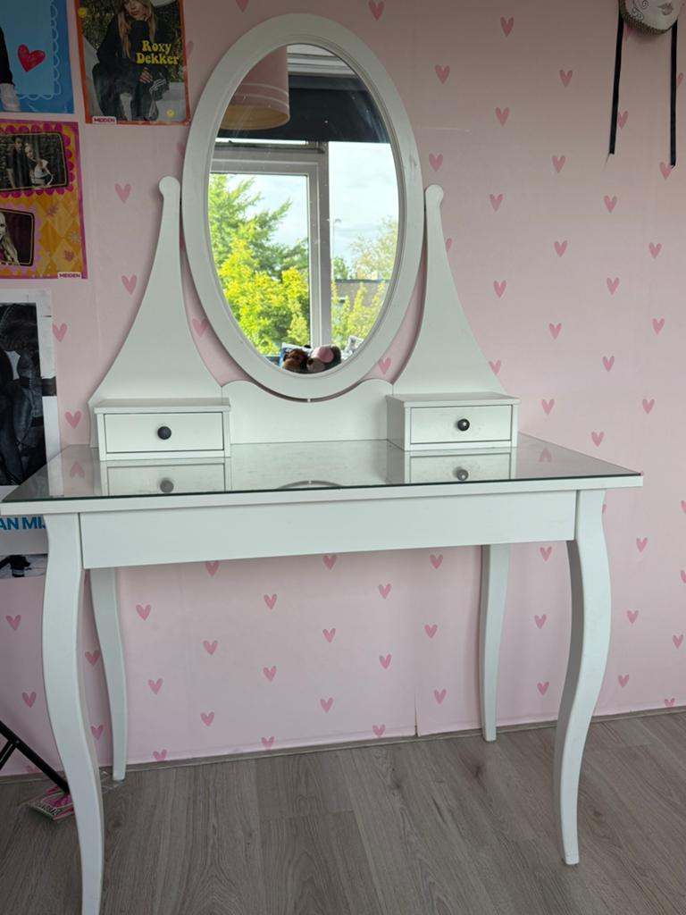 Prachtige kaptafel!!, Ophalen, Zo goed als nieuw, 50 tot 100 cm, Minder dan 100 cm