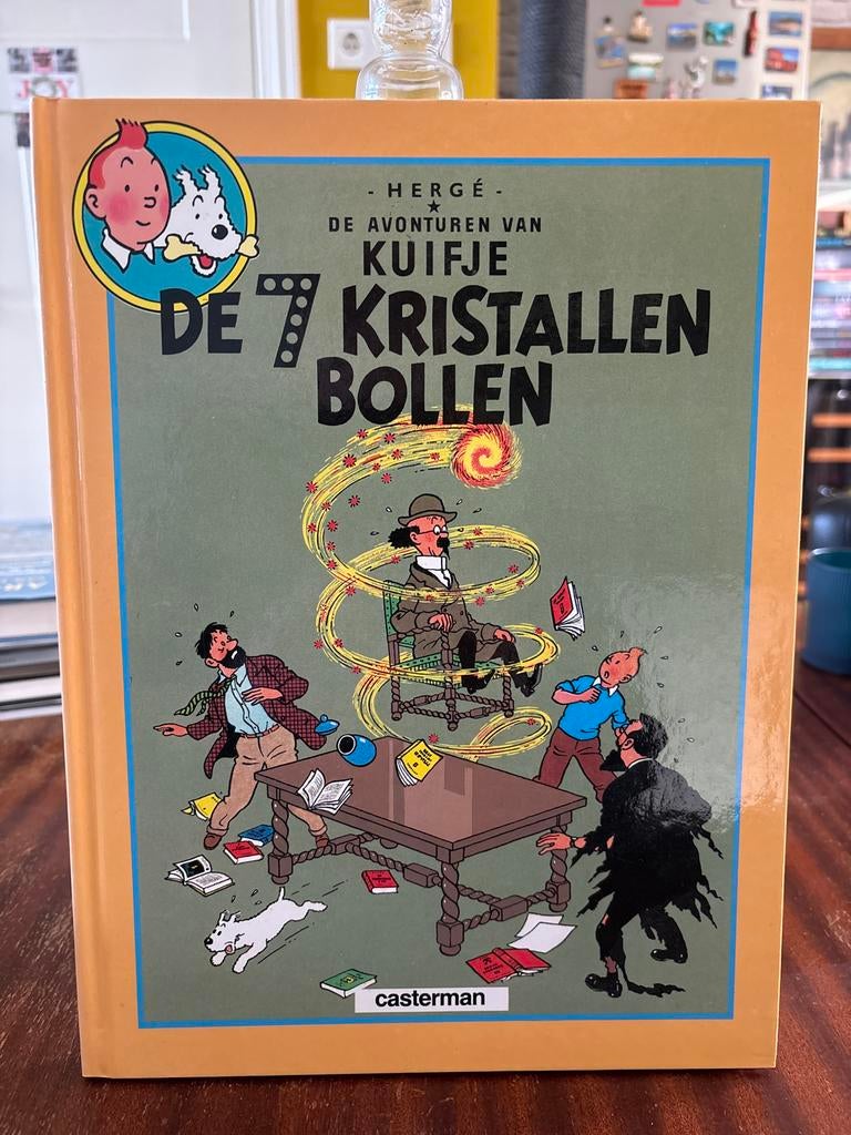 Kuifje: De 7 Kristallen Bollen & De Zonnetempel (Dubbelalbum, Boeken, Eén stripboek, Ophalen of Verzenden, Zo goed als nieuw