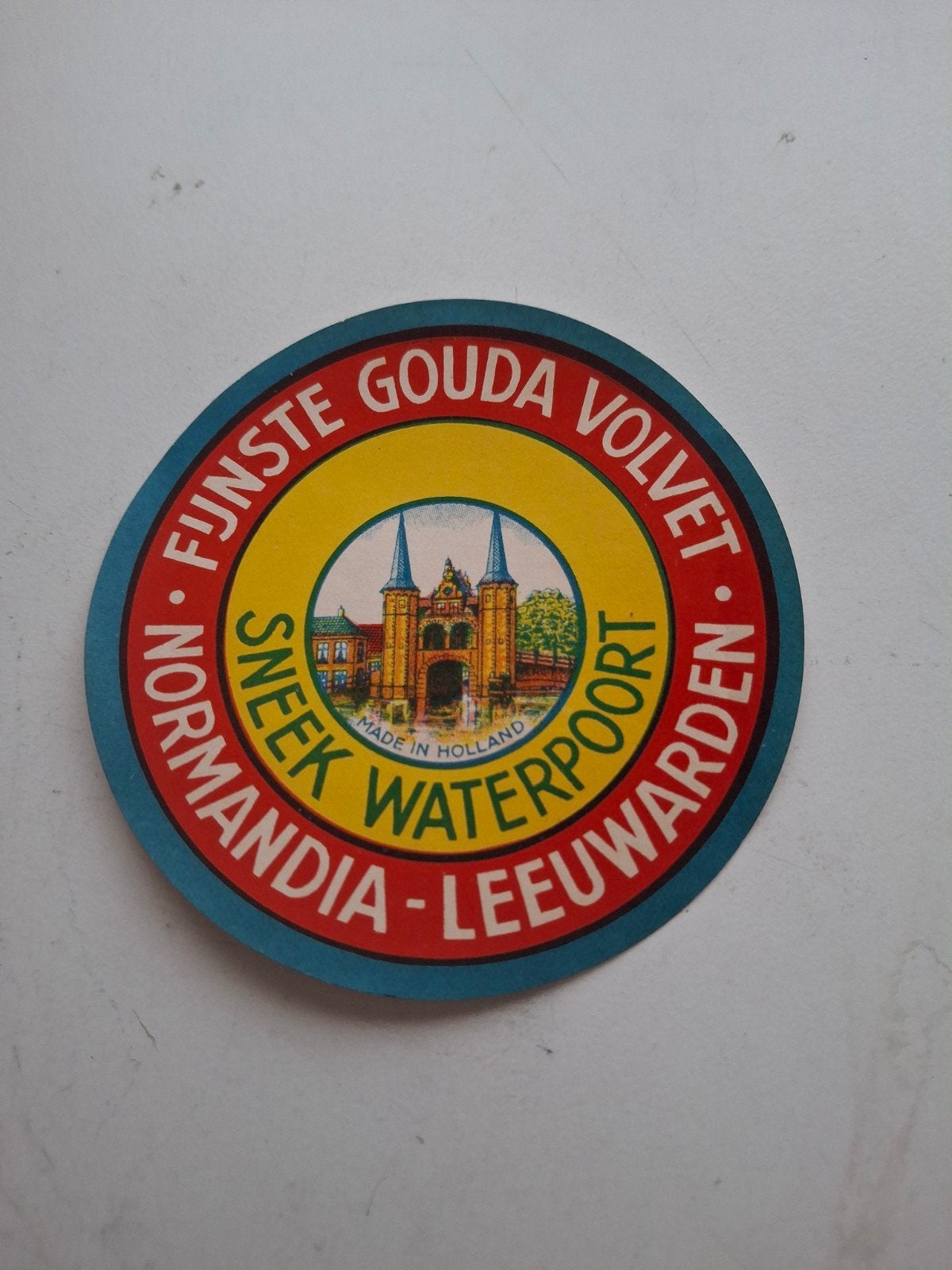 etiket Sneek Waterpoort. Normandia Leeuwarden, Ophalen of Verzenden, Overige typen